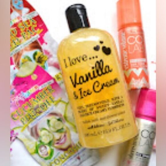 I LOVE ... - NWT - Vanilla & Ice Cream Bubble Bath & Shower Gel. 16.9 fl. oz. - Picture 13 of 13